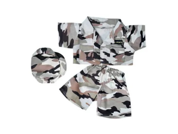 Teddy Mountain Valitse 2: Vaatteet>Autiomaan armeija-asu, 40 cm