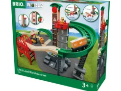 BRIO Junaradat>WORLD Nosta ja lastaa -varastosetti