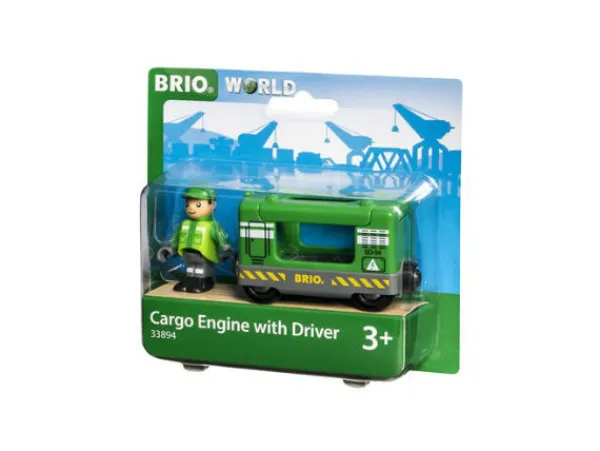 BRIO Junaradat|Brio>WORLD Tavarajunan veturi ja kuljettaja