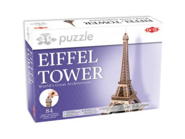 Tactic Palapelit>3D Palapeli Eiffel Tower, 84 palaa