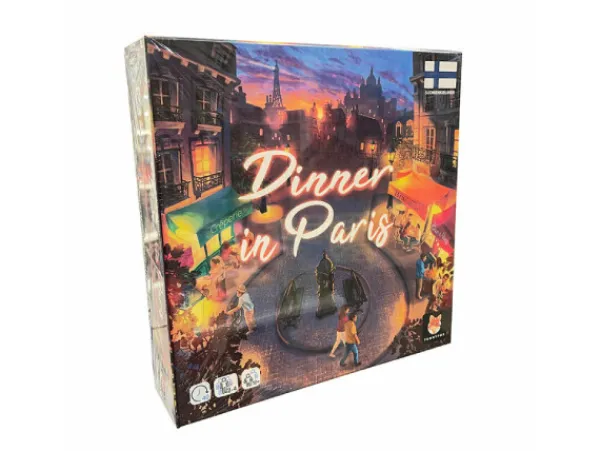 Lelufantti Lautapelit Ja Ajanvietepelit>Dinner in Paris - Illallinen Pariisissa Lautapeli