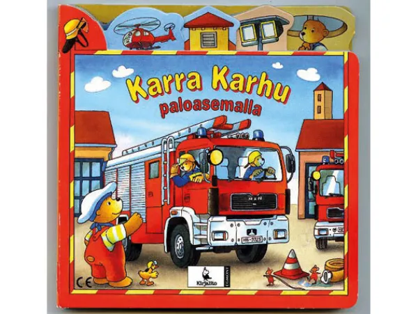 Lelufantti Karhuaiheiset Tuotteet>Karra Karhu paloasemalla