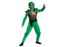 LEGO Ninjago Naamiaisasut Ja Varusteet>Lloyd Classic Naamiaisasu, vihre&auml;, koko S