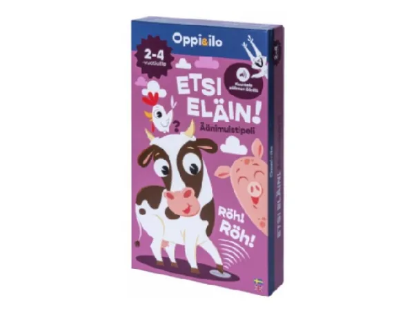 Oppi&ilo Muisti-, Tieto- Ja Opetuspelit>Oppi&ilo Etsi eläin! Äänimuistipeli