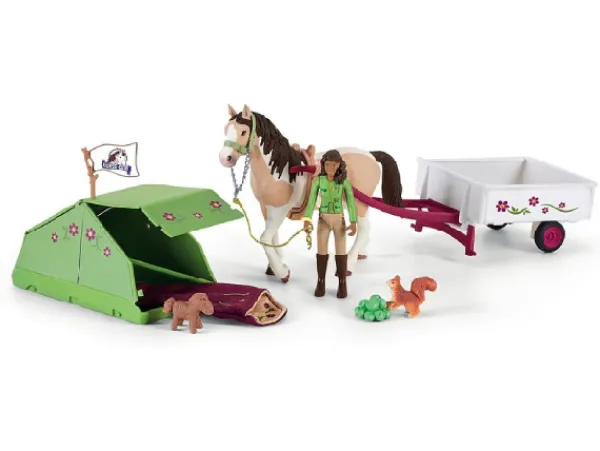 Schleich Eläinfiguurit|Hevosaiheiset Tuotteet>Horse Club Sarahin leirintämatka