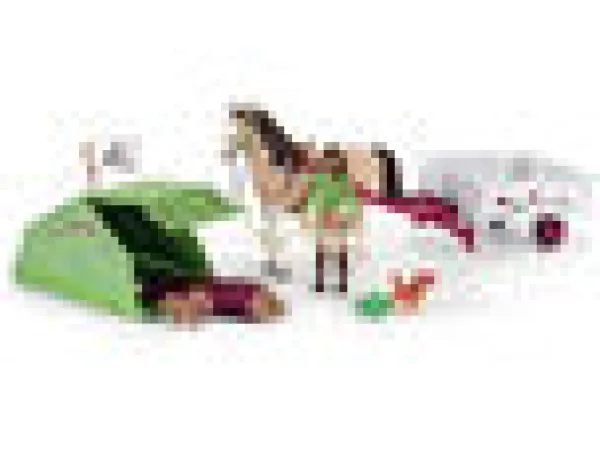 Schleich Eläinfiguurit|Hevosaiheiset Tuotteet>Horse Club Sarahin leirintämatka
