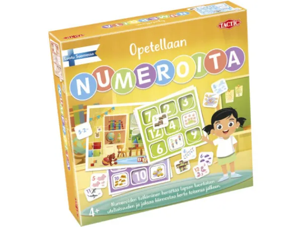 Tactic Muisti-, Tieto- Ja Opetuspelit>Opetellaan numeroita -lastenpeli